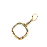 14K Gold Rare Georgian Quizzing Glass Magnifying Pendant with Snake Motif Objects of Virtue Kirsten's Corner Jewelry