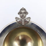 A Pair Etruscan Revival Wood & Hughes 900 Silver Salt Cellars in Original Case Objects of Virtue Kirsten's Corner Jewelry