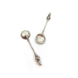 A Pair Etruscan Revival Wood & Hughes 900 Silver Salt Cellars in Original Case Objects of Virtue Kirsten's Corner Jewelry