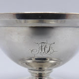 A Pair Etruscan Revival Wood & Hughes 900 Silver Salt Cellars in Original Case Objects of Virtue Kirsten's Corner Jewelry