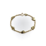 Gold Rush Era 20K & 14K Gold Nugget Bracelet Kirsten's Corner