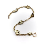 Gold Rush Era 20K & 14K Gold Nugget Bracelet Kirsten's Corner