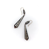 14K Gold Victorian Pique Geometric Dangle Earrings Earrings Kirsten's Corner