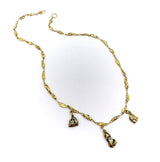 22K and 14K Gold Rush Era Nugget Necklace. Necklace Kirsten's Corner