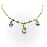 22K and 14K Gold Rush Era Nugget Necklace. Necklace Kirsten's Corner