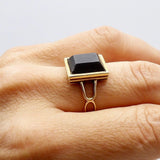 Early Victorian 18K Gold Touchstone Gold Testing Ring RING Kirsten's Corner Jewelry