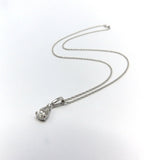 Signature Pear-Shaped Diamond Necklace with 18K Mount & 14K Gold Chain Necklace Kirsten's Corner