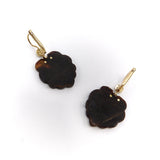 Victorian Floral Pique Earrings with 14K Gold & Silver Details Earrings Kirsten's Corner