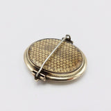 14K Gold Victorian Brooch with Blonde Hair Brooches, Pins Kirsten's Corner Jewelry