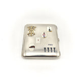 Grachev Brothers "The Four Vices" Imperial Russian Enameled Cigarette Case Kirsten's Corner