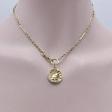 14K Gold Victorian Inspired Signature Egyptian Vulture Pendant-Charm Pendant, Charm Kirsten's Corner