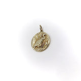 14K Gold Victorian Inspired Signature Egyptian Vulture Pendant-Charm Pendant, Charm Kirsten's Corner