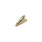 14K Gold Signature Tie-Clip or Pendant with Pear-Shaped Diamond Pendant Kirsten's Corner Jewelry