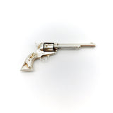 William de Matteo Sterling Silver Miniature Colt Peacemaker Revolver Replica Objects of Virtue Kirsten's Corner