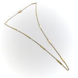 Vintage 18K Gold Italian Bar Link Chain Chain Kirsten's Corner