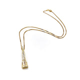 Vintage 14K Gold Empire State Building Charm Necklace with Diamonds Necklaces, Pendants Kirsten's Corner