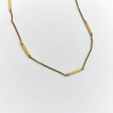 Vintage 18K Gold Italian Bar Link Chain Chain Kirsten's Corner