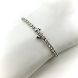 14K White Gold Tennis Bracelet Bracelet Kirsten's Corner