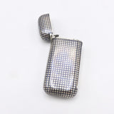 French Niello Sterling Silver Match Safe with Gilt Striker, Circa 1880 box Kirsten's Corner Jewelry