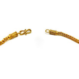 23K Gold Thai Baht Cannetille Necklace Necklace Kirsten's Corner