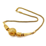 23K Gold Thai Baht Cannetille Necklace Necklace Kirsten's Corner