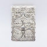 Rare 19th Century Indian Silver Calling Card Case Case Kirsten's Corner Jewelry