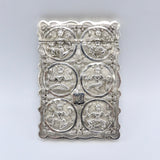 Rare 19th Century Indian Silver Calling Card Case Case Kirsten's Corner Jewelry