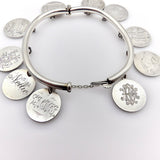 Victorian Love Token Silver Bracelet Kirsten's Corner