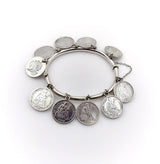 Victorian Love Token Silver Bracelet Kirsten's Corner