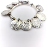 Victorian Love Token Silver Bracelet Kirsten's Corner