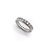 Channel Set Platinum Diamond Eternity Band Ring Kirsten's Corner