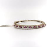 Edwardian 14K Gold Ruby and Pearl Bracelet Bracelet Kirsten's Corner Jewelry