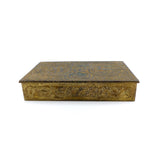 Tiffany Bronze and Gold Dore Zodiac Desk Box, circa 1900-1910 Box Kirsten's Corner Jewelry