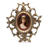 KPM Portrait Miniature on Porcelain of Rachel by Wagner Kirsten's Corner
