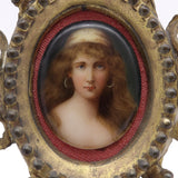 KPM Portrait Miniature on Porcelain of Rachel by Wagner Kirsten's Corner