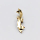 9K Rose Gold, Garnet, and Seed Pearl Bar Pin Brooches, Pins Kirsten's Corner Jewelry