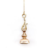 Georgian Era Intaglio Agate Gold Cased Fob Kirsten's Corner