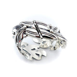Margot de Taxco Sterling Silver Leaf Bracelet Bracelet Kirsten's Corner Jewelry