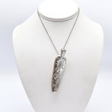 Sterling Silver Art Nouveau Perfume Bottle Pendant Pendant, Charm Kirsten's Corner Jewelry