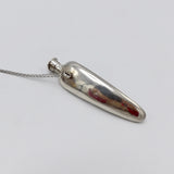 Sterling Silver Art Nouveau Perfume Bottle Pendant Pendant, Charm Kirsten's Corner Jewelry