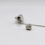 Sterling Silver Art Nouveau Perfume Bottle Pendant Pendant, Charm Kirsten's Corner Jewelry