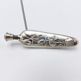Sterling Silver Art Nouveau Perfume Bottle Pendant Pendant, Charm Kirsten's Corner Jewelry