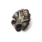14K Gold & Silver Floral Motif Pique Brooch Brooch Kirsten's Corner Jewelry