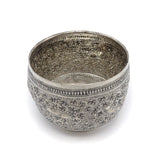 Intricate Burmese Sterling Silver Repoussé Zodiac Bowl Objects of Virtue Kirsten's Corner Jewelry