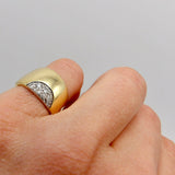 Vintage Tiffany 18K Gold & Platinum Diamond Ring Ring Kirsten's Corner