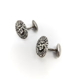 Unger Brothers Indian Chief Sterling Silver Cufflinks Cufflinks Kirsten's Corner Jewelry