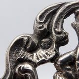 Figural Dutch 800 Silver Chatelaine Clip Objects of Virtue Kirsten's Corner Jewelry