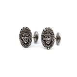 Unger Brothers Indian Chief Sterling Silver Cufflinks Cufflinks Kirsten's Corner Jewelry