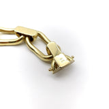 Vintage 18K Gold Alternating Link Italian Bracelet Bracelet Kirsten's Corner