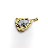 18K Gold Warrior Cameo Locket locket Kirsten's Corner